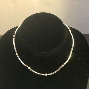 Vintage silver necklace/choker
